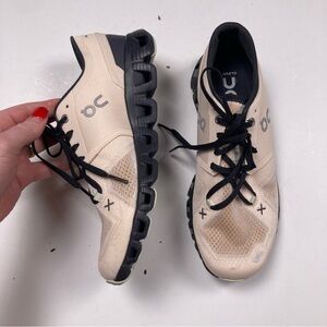 ON CLOUD X 3 Running Shoes in Fawn and Magnet